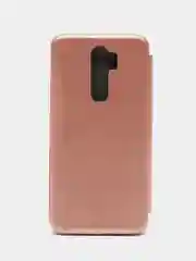 Розовый чехол книжка на Xiaomi Redmi Note 8 Pro (Сяоми Редми Нот 8 Про)