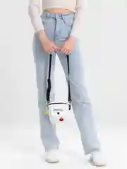 Белый сумка через плечо