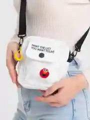 Белый сумка через плечо
