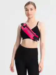 Розовый спортивная сумка на пояс, для фитнеса и бега, поясная сумка на пояс бананка для бега