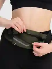 Хаки спортивная сумка на пояс, для фитнеса и бега, поясная сумка на пояс бананка для бега