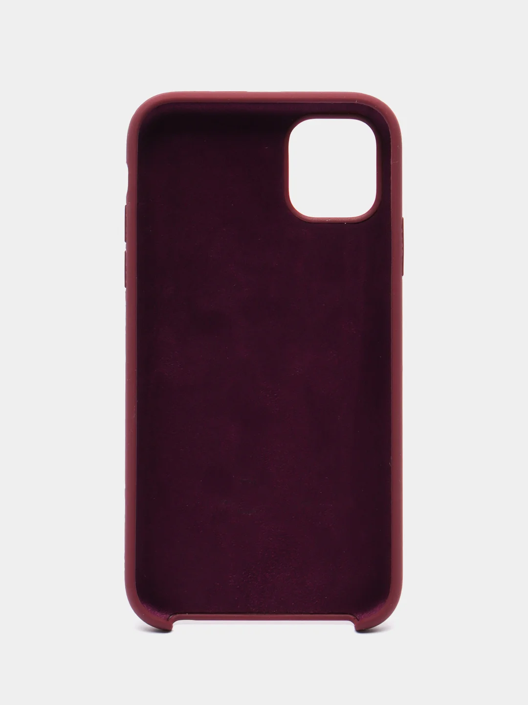 Тёмно-бордовый чехол для iPhone 12 11 XR XS 7 8 SE Plus Pro Max силиконовый айфон