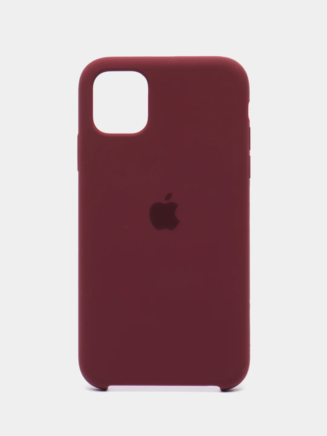 Тёмно-бордовый чехол для iPhone 12 11 XR XS 7 8 SE Plus Pro Max силиконовый айфон