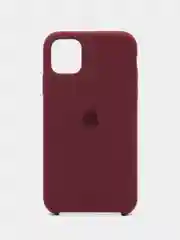 Тёмно-бордовый чехол для iPhone 12 11 XR XS 7 8 SE Plus Pro Max силиконовый айфон