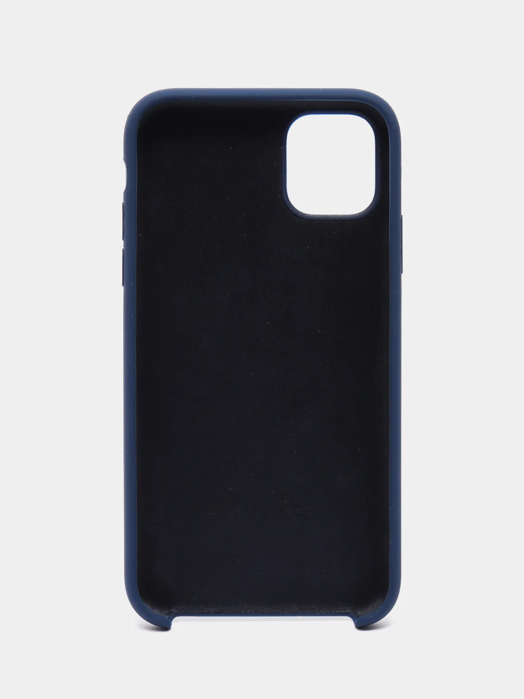 Темно-синий чехол для iPhone 12 11 XR XS 7 8 SE Plus Pro Max силиконовый айфон