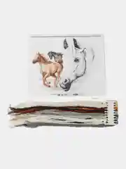 Белый набор для вышивания (вышивка) крестом, 50*40 см