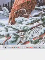 Песочный хаки набор для вышивания (вышивка) крестом, 50*40 см