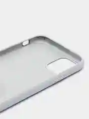 Серый металлик чехол для iPhone 12 11 XR XS 7 8 SE Plus Pro Max силиконовый айфон