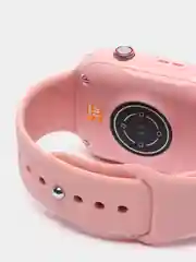 Розовый смарт часы для детей C90 с функцией видеозвонка и GPS отслеживания