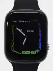 Черный смарт часы для детей C90 с функцией видеозвонка и GPS отслеживания