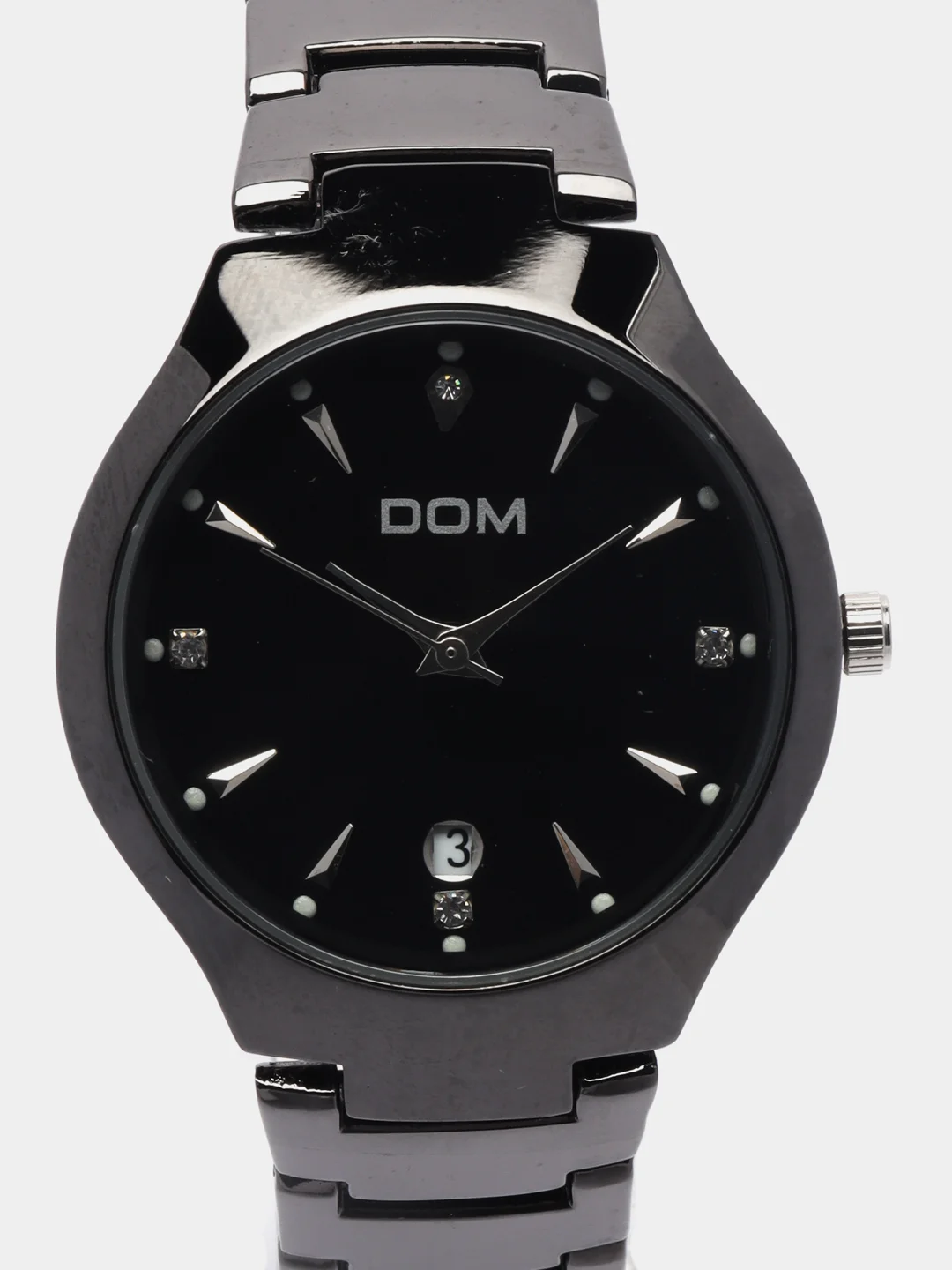 Серебряный швейцарские часы DOM