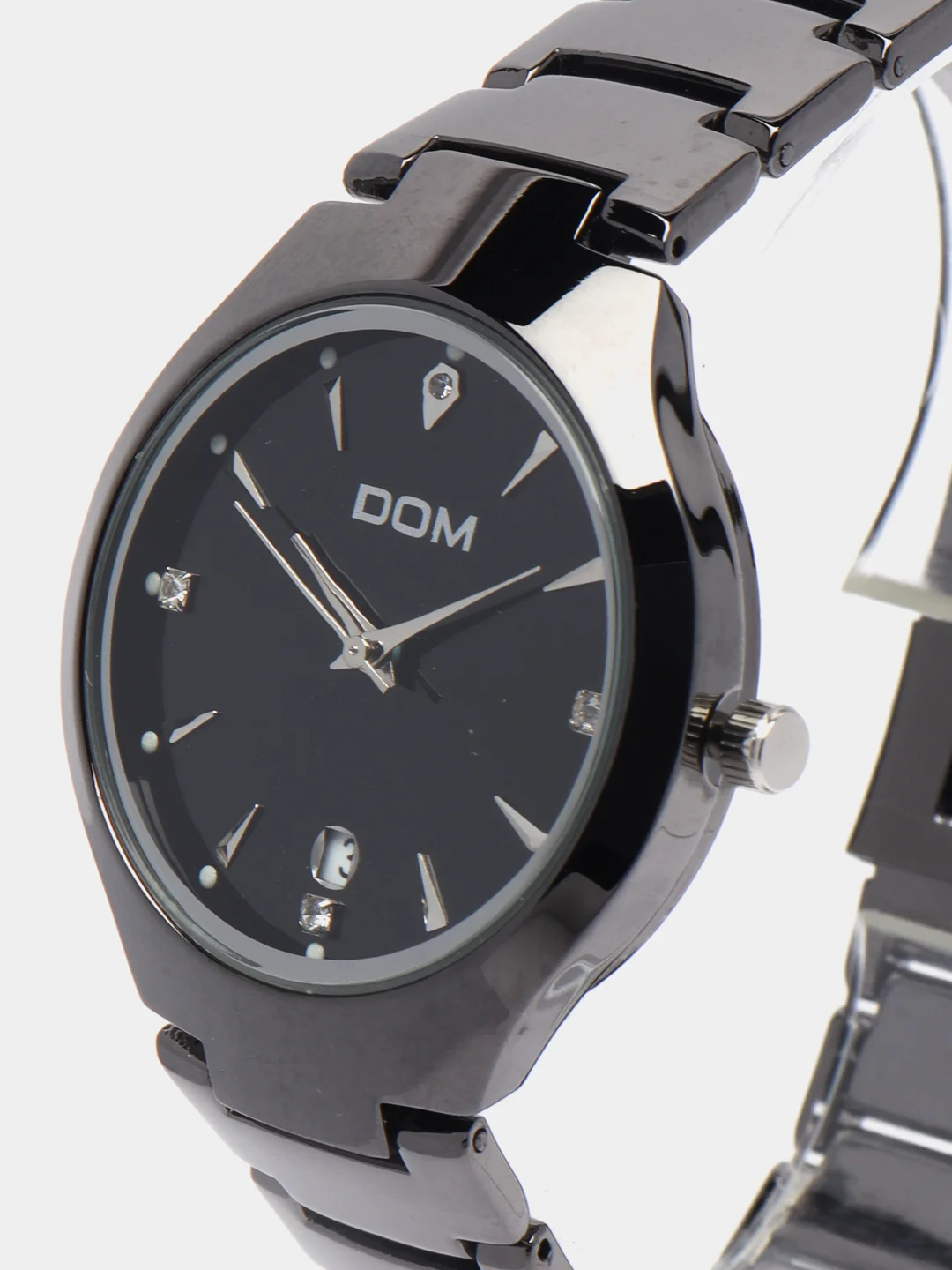 Серебряный швейцарские часы DOM