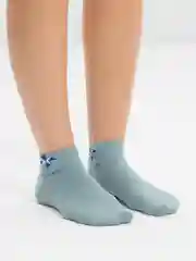 Зеленый короткие носки, с погодой