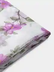 Фуксия тюль для комнаты, для интерьера, кухни, гостиной / под лён / 200 х 270 см / дом, дача