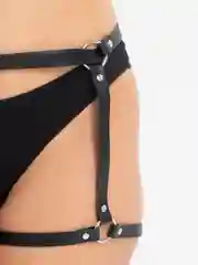 Черный гартеры женские, на бедра