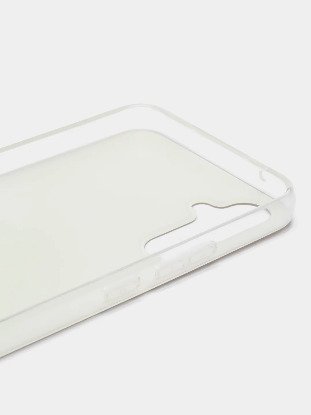 Белый чехол для Samsung Galaxy A34 / Самсунг Галакси А34, силиконовый, с рисунком