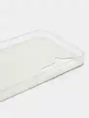 Белый чехол для Samsung Galaxy A34 / Самсунг Галакси А34, силиконовый, с рисунком