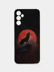 Красный чехол для Samsung Galaxy A14 / Самсунг Галакси А14, силиконовый, с рисунком