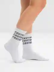 Носки с надписью "Святая"