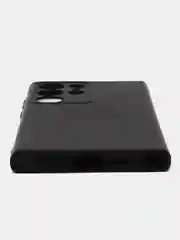 Угольный чехол для Samsung Galaxy S23 Ultra (Самсунг Галакси С23 Ультра), силиконовый