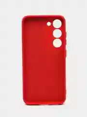 Алый чехол для Samsung Galaxy S23 (Самсунг Галакси С23), силиконовый