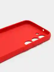 Алый чехол для Samsung Galaxy S23 (Самсунг Галакси С23), силиконовый