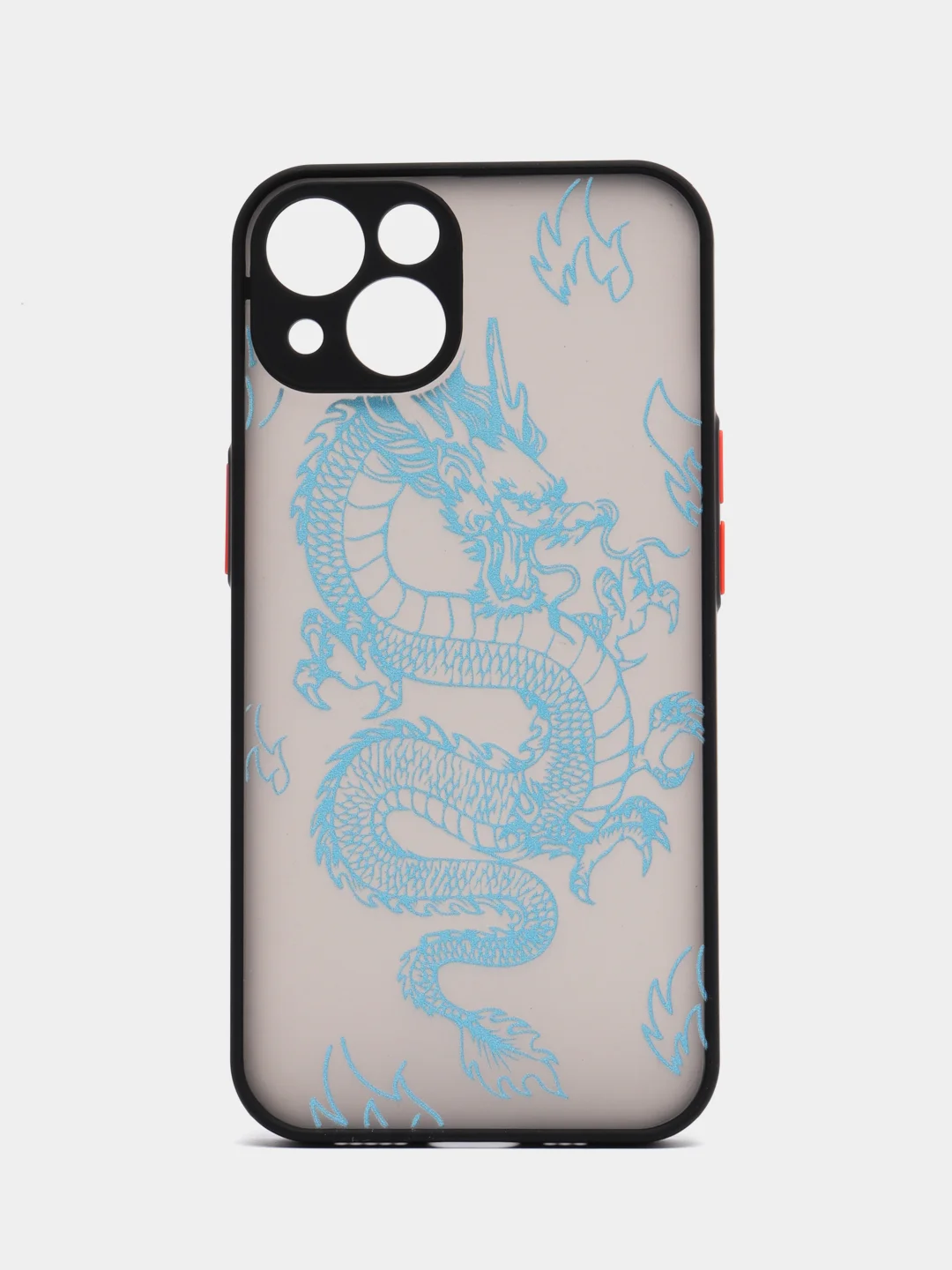 Голубой чехол на iPhone (Айфон) 11/13/14/15/X/XR/7/8 Plus/SE2/XS Max/12 Pro Max про макс
