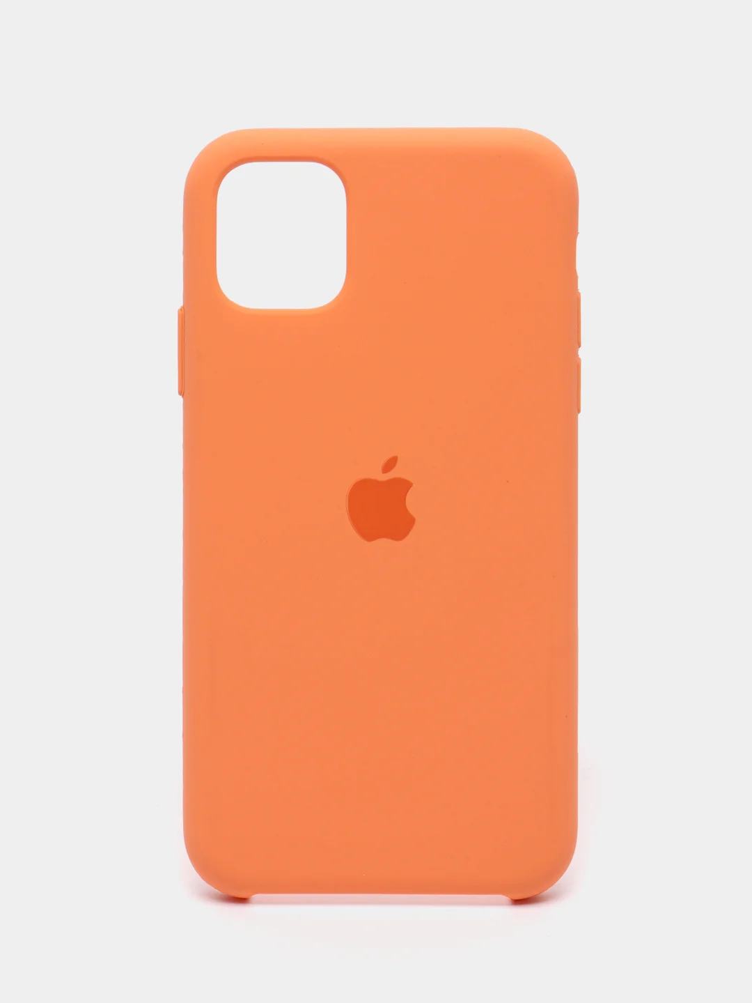 Светло-оранжевый чехол для iPhone 12 11 XR XS 7 8 SE Plus Pro Max силиконовый айфон
