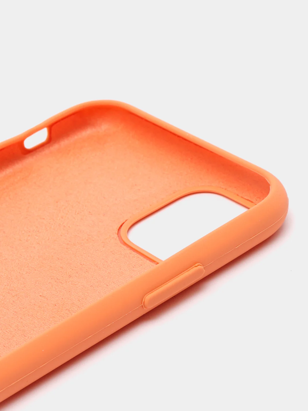 Светло-оранжевый чехол для iPhone 12 11 XR XS 7 8 SE Plus Pro Max силиконовый айфон