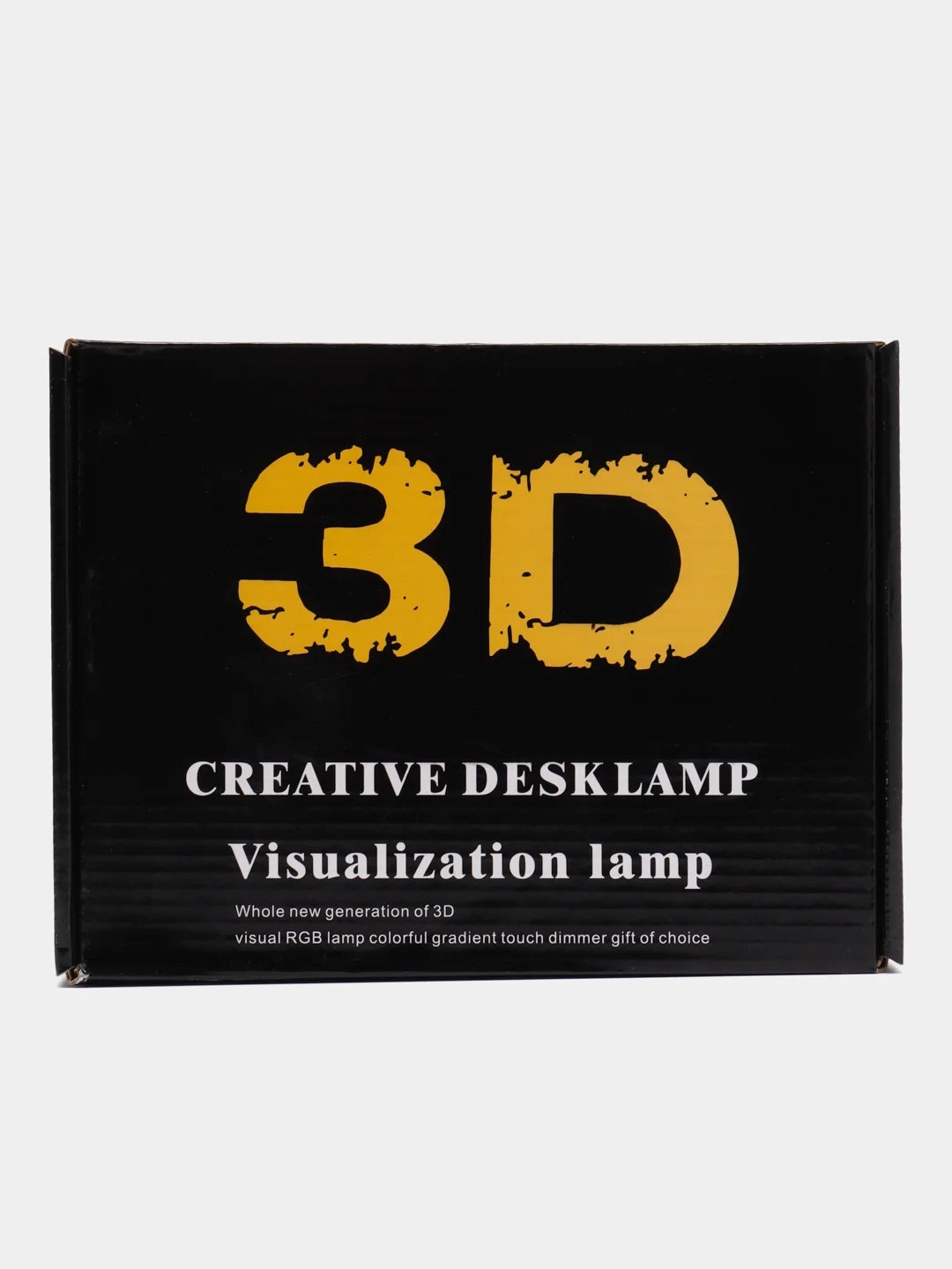 Бирюзовый светильник-ночник 3D, светодиодный, с пультом, цветной, RGB