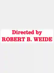 Красный наклейка на авто / машину / стекло "Directed by...", 25 х 5,5 см