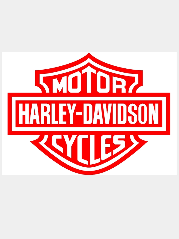 Наклейка на авто, машину, стекло, "Harley-Davidson", 20 х 15 см