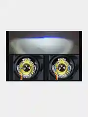 Серый металлик мини Линзы Bi Led H4 (2 шт) автомобильные светодиодные лампы 12- 24V