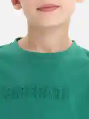 Зеленый лонгслив для мальчика