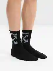 Черный носки мужские White / подростковые носки / баскетбольные носки / спортивные носки
