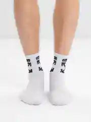 Белый носки мужские White / подростковые носки / баскетбольные носки / спортивные носки
