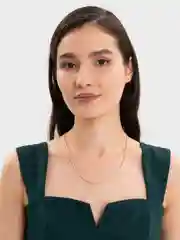 Лимонный цепочка на шею, из медицинской стали