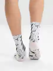 Белый носки мужские White / подростковые носки / баскетбольные носки / спортивные носки