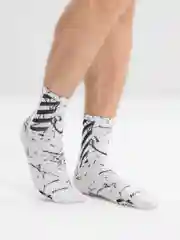 Тёмно-серый носки мужские White / подростковые носки / баскетбольные носки / спортивные носки