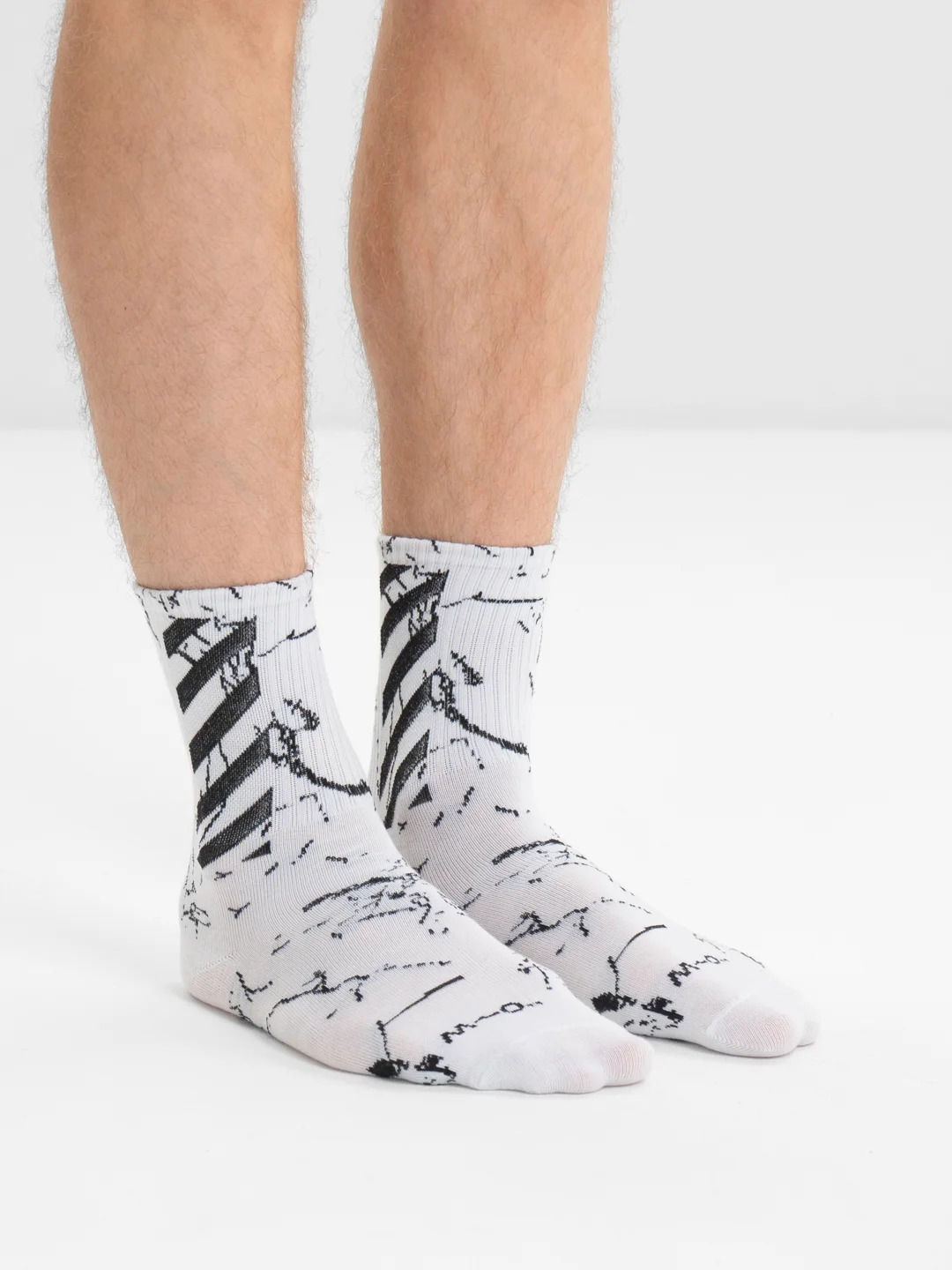 Белый носки мужские White / подростковые носки / баскетбольные носки / спортивные носки
