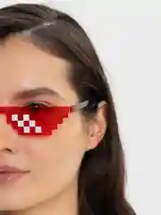 Алый солнцезащитные очки "Deal with it"