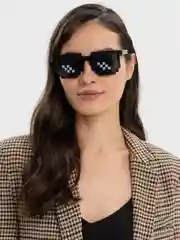 Черный солнцезащитные очки "Deal with it"