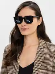 Черный солнцезащитные очки "Deal with it"