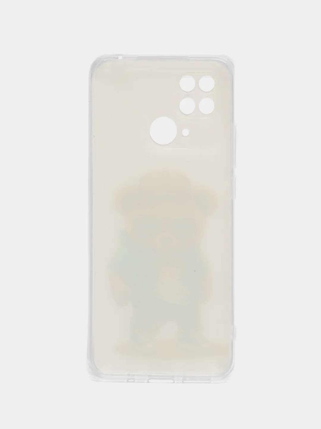 Коричневый чехол для Xiaomi Redmi 10C, Poco C40 / Сяоми Редми 10С, Поко С40, силиконовый, с рисунком