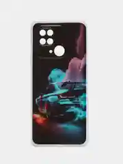 Лазурный чехол для Xiaomi Redmi 10C, Poco C40 / Сяоми Редми 10С, Поко С40, силиконовый, с рисунком