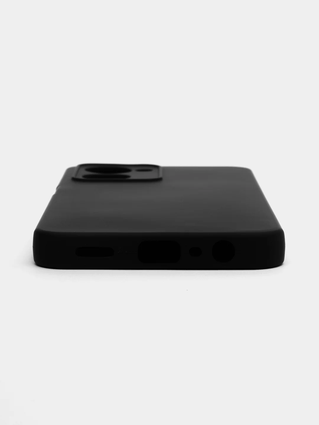 Угольный чехол силиконовый для Realme C33 / Реалми С33