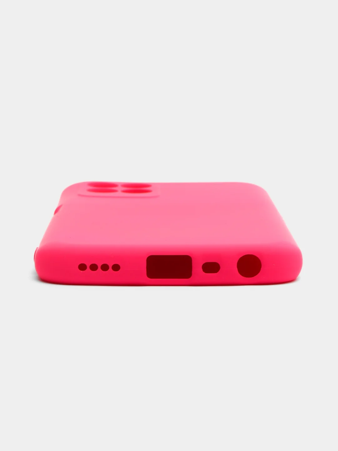 Тёмно-розовый чехол силиконовый для Realme 8i / Narzo 50 4G (Реалми 8Ай / Нарзо 50), Silicone Cover