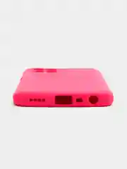 Тёмно-розовый чехол силиконовый для Realme 8i / Narzo 50 4G (Реалми 8Ай / Нарзо 50), Silicone Cover