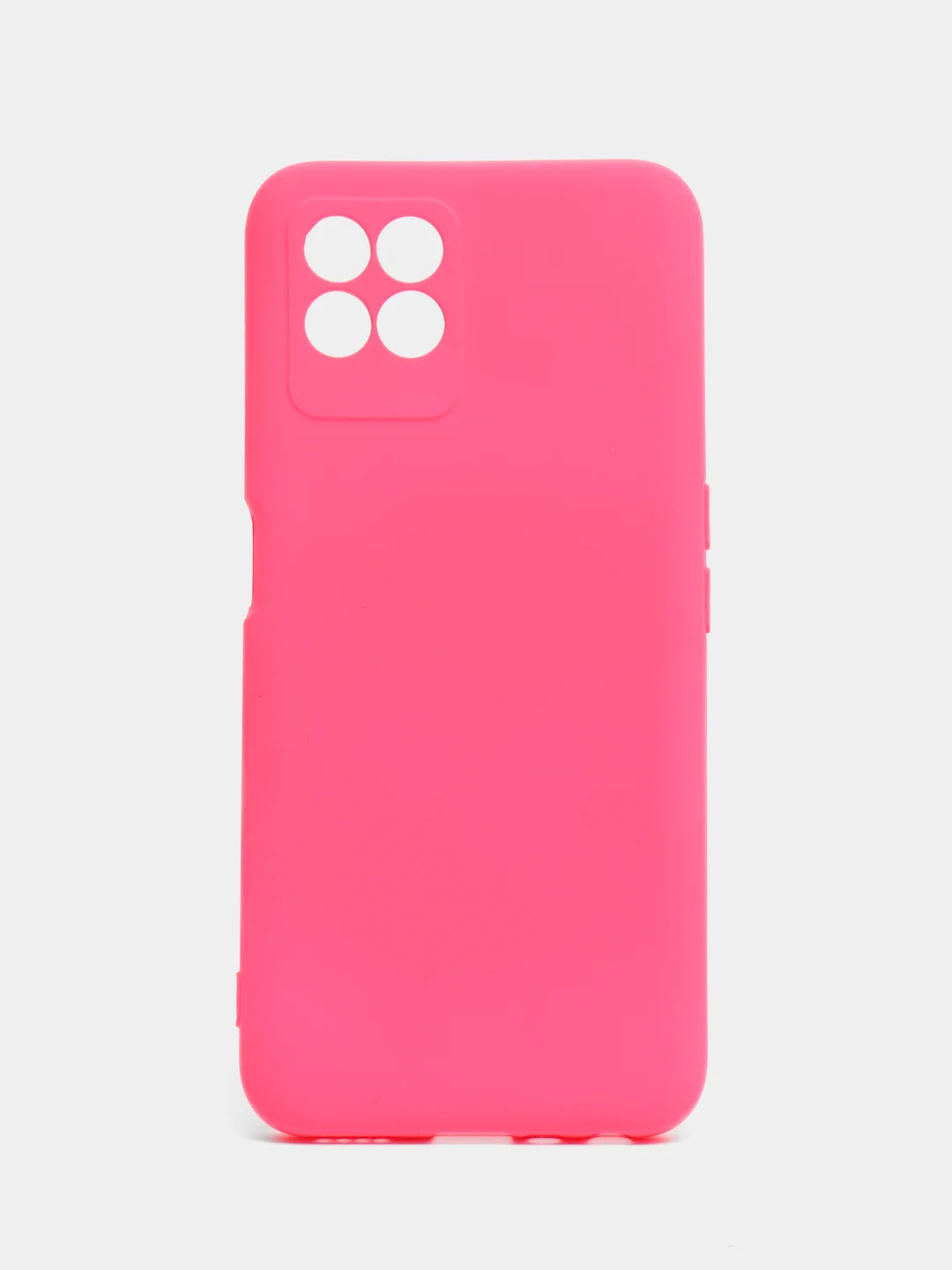 Тёмно-розовый чехол силиконовый для Realme 8i / Narzo 50 4G (Реалми 8Ай / Нарзо 50), Silicone Cover