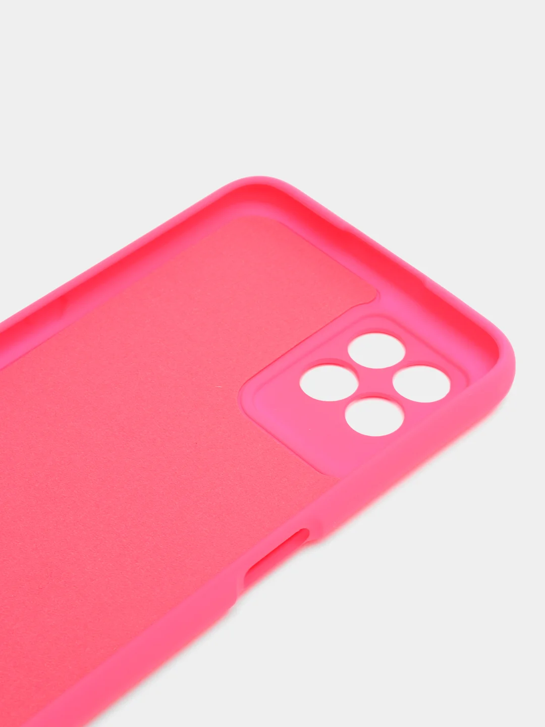 Тёмно-розовый чехол силиконовый для Realme 8i / Narzo 50 4G (Реалми 8Ай / Нарзо 50), Silicone Cover